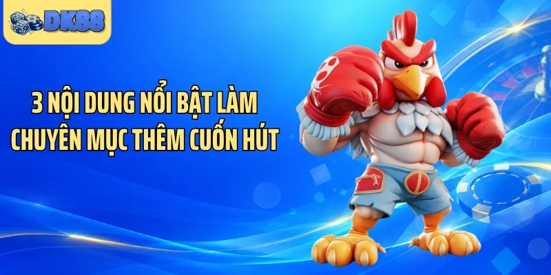 3 nội dung nổi bật làm chuyên mục thêm cuốn hút