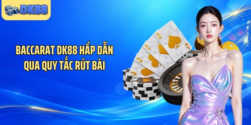 Baccarat DK88 hấp dẫn qua quy tắc rút bài