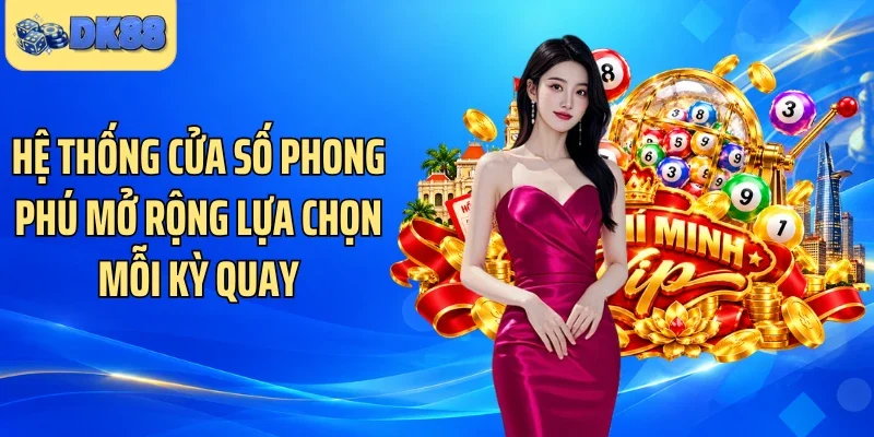 Hệ thống cửa số phong phú mở rộng lựa chọn mỗi kỳ quay