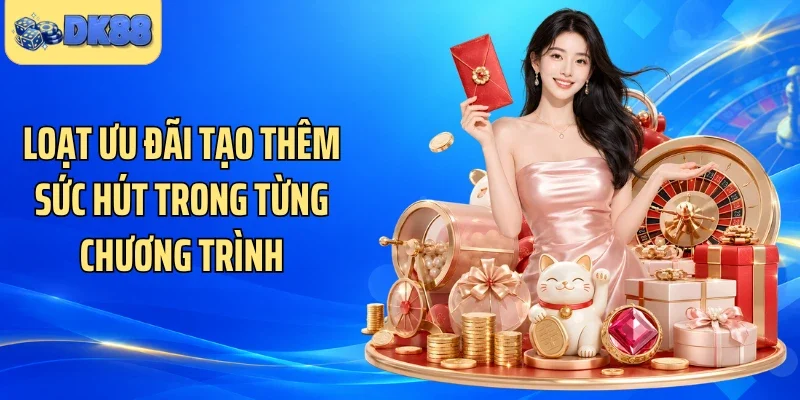 Loạt ưu đãi tạo thêm sức hút trong từng chương trình