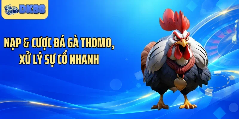 Nạp & cược đá gà Thomo, xử lý sự cố nhanh