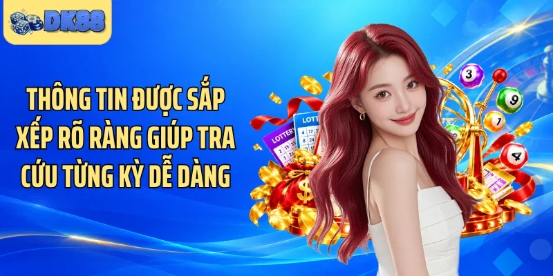 Thông tin được sắp xếp rõ ràng giúp tra cứu từng kỳ dễ dàng